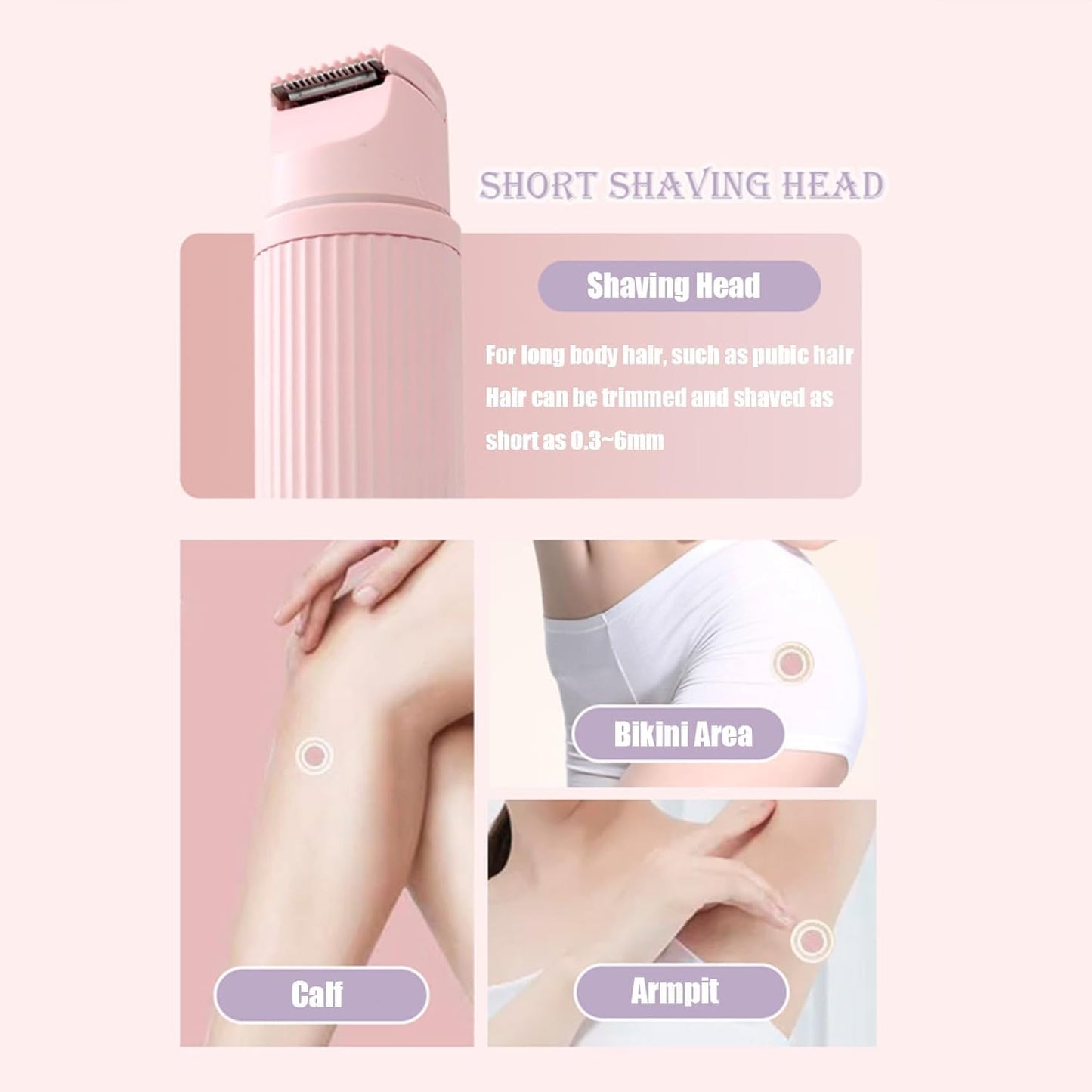 2 in 1 Women Body Shaver