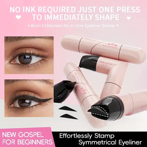 Rotating Eyeliner Stamp Pen - Black